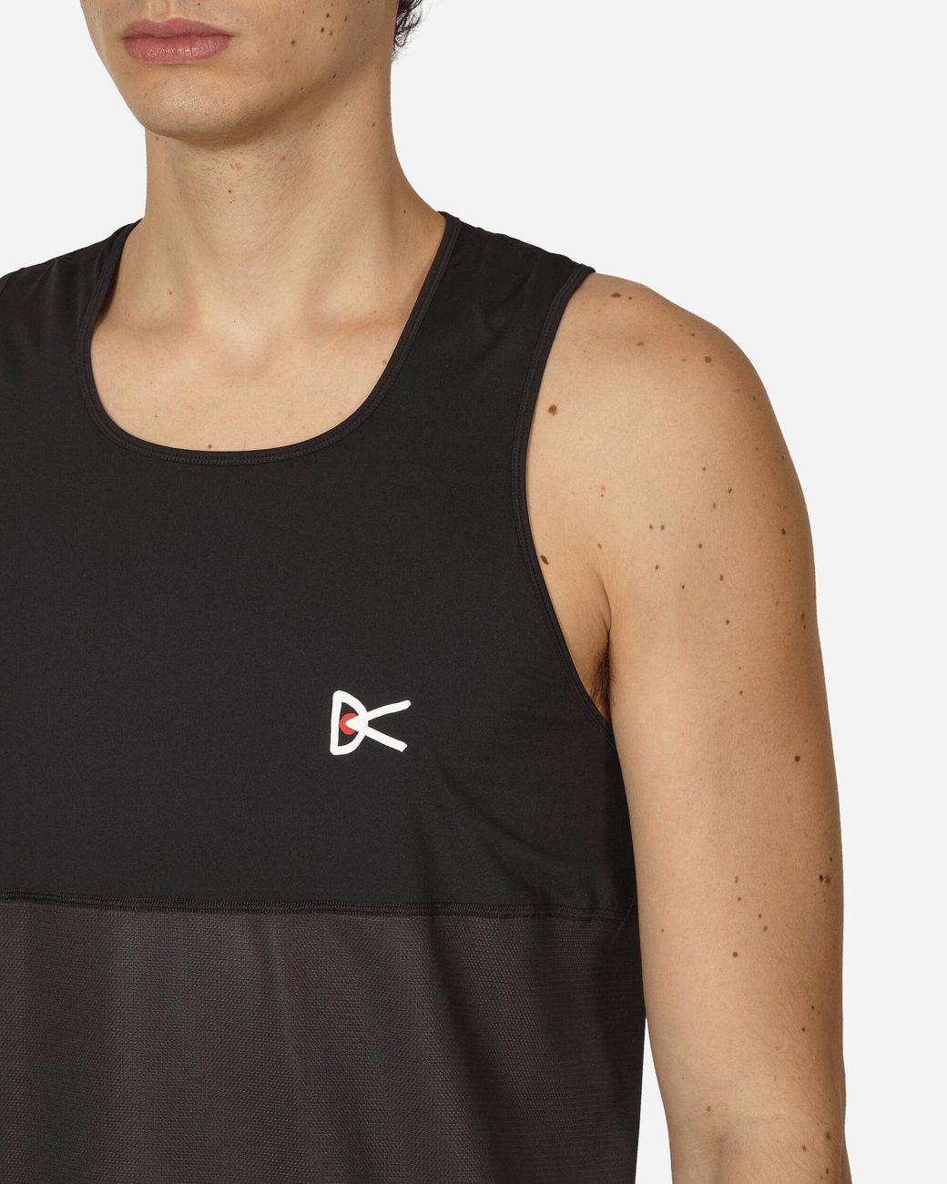 District Vision Paneled Mesh Singlet in Black for Men | Lyst