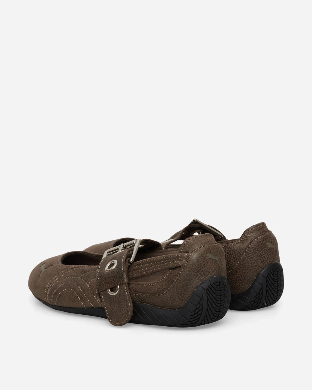 PUMA White S Speedcat Ballet Dress-Up Sneakers Matte Bronze