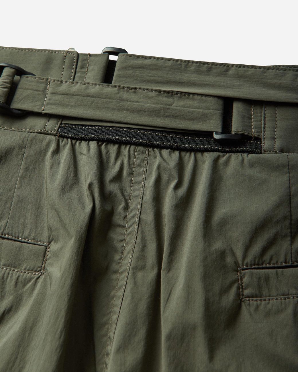 Hysteric Glamour Green S Side-Gathered Military Pants Khaki for men