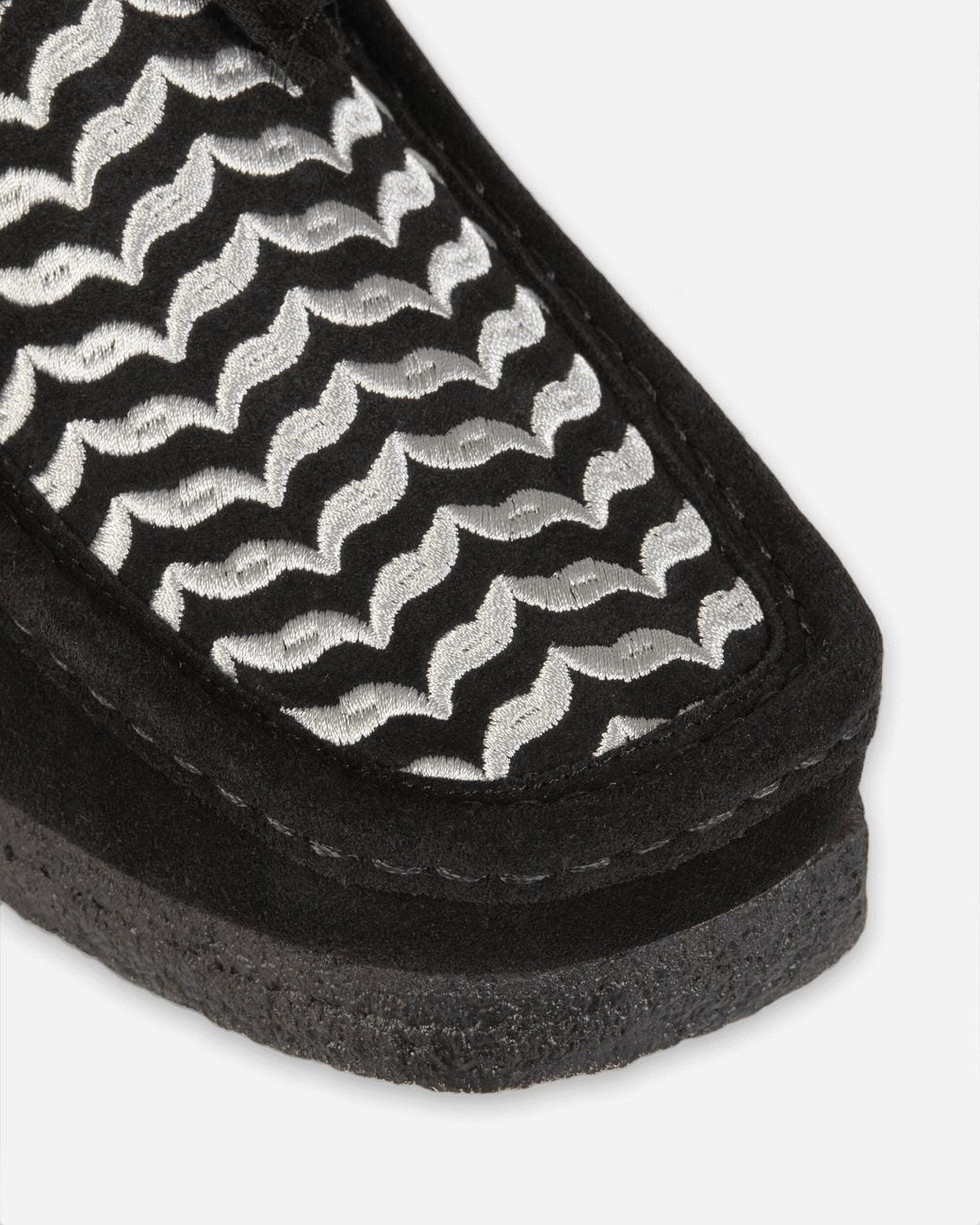 Clarks Black Slam Jam Wallabee Shoes for men