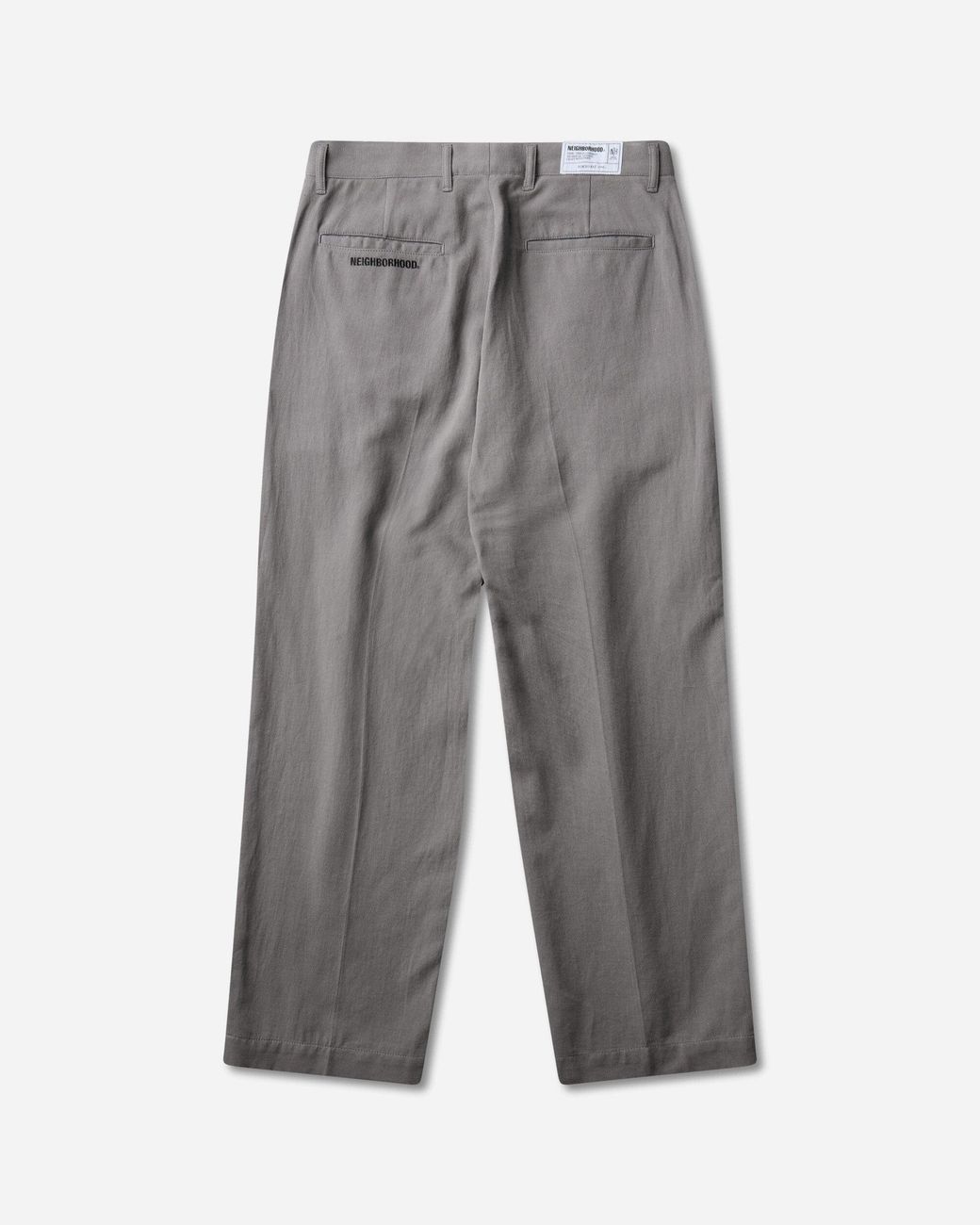 Neighborhood Gray S Two Tuck Pants for men