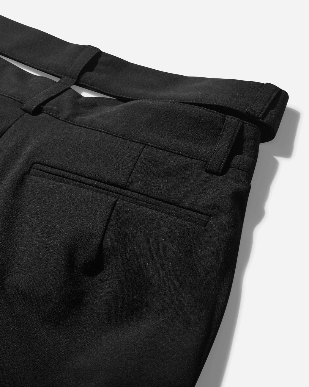 OTTOLINGER Black Flared Wrap Suit Pants