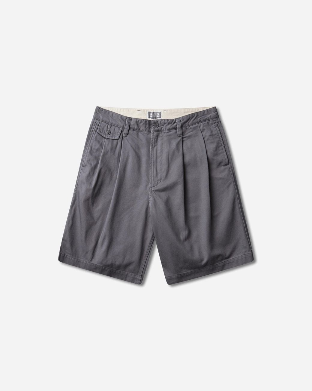 Cav Empt Gray Two Tuck Shorts for men