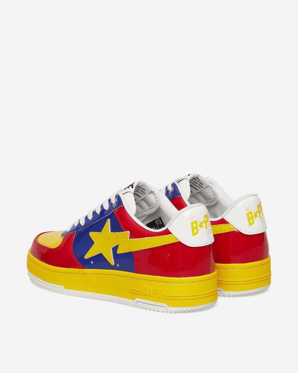 A Bathing Ape Yellow Bape Sta #6-4 M2 Sneakers for men