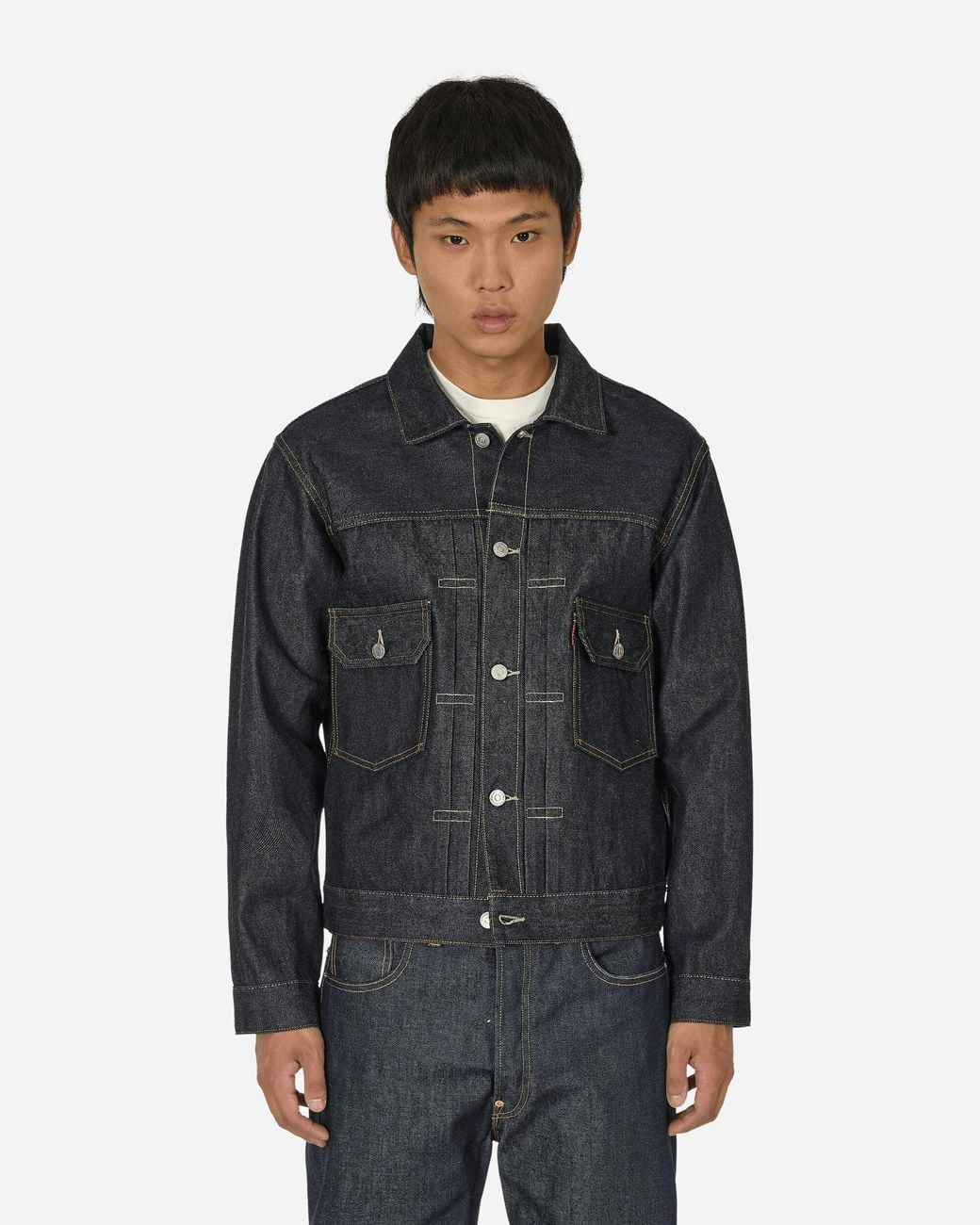 Levi's Vintage Clothing 1953 Type Ii Jacket Dark in Black for Men