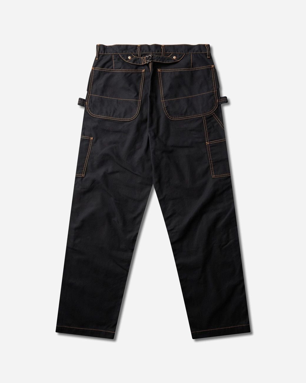 Kapital Black S Light Canvas Lumber Pants for men