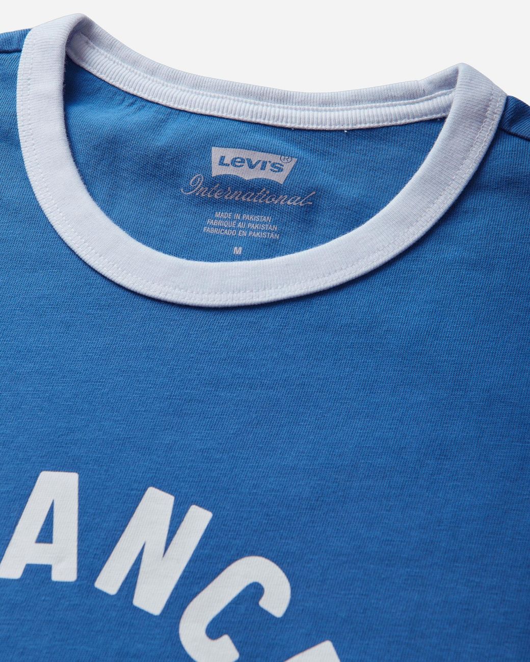 Levi's Blue S France Ringer T-Shirt for men