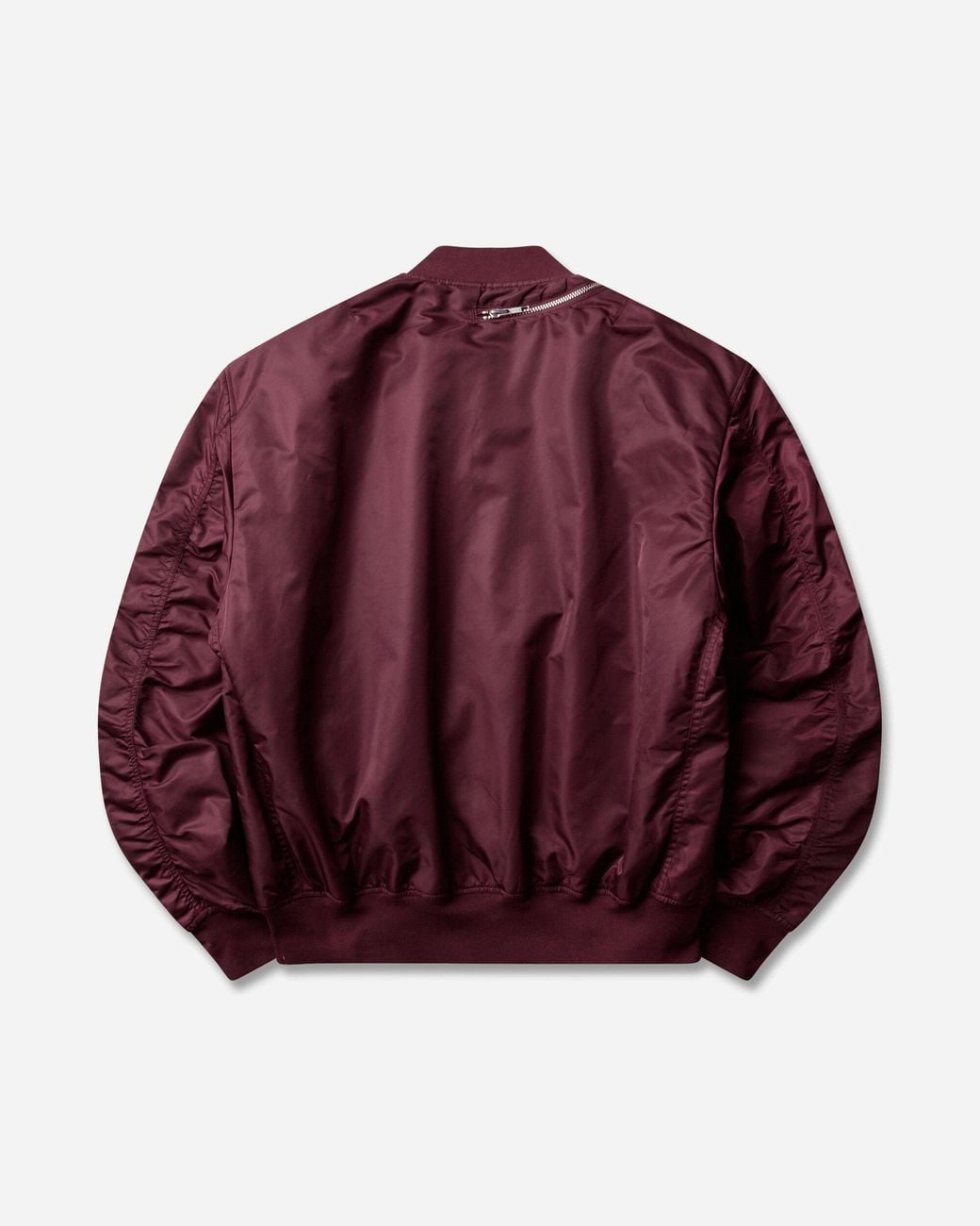 OTTOLINGER Red S Forever Zip Bomber Jacket Burgundy