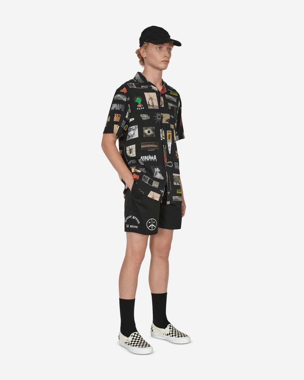 Mister Green Black Land Shorts for men