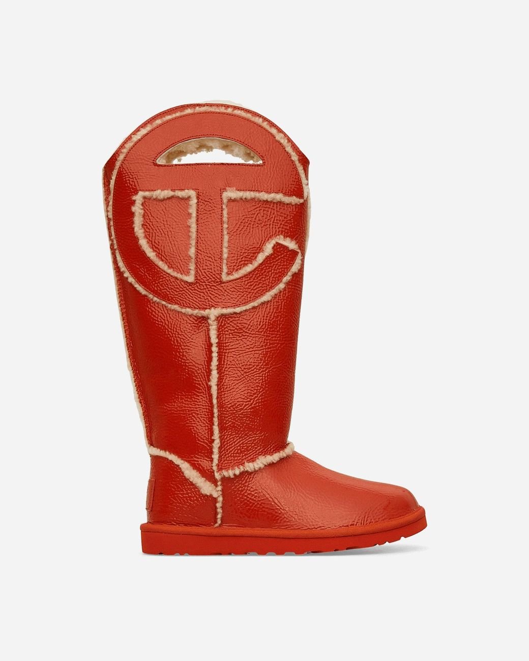 Red leather hotsell ugg boots