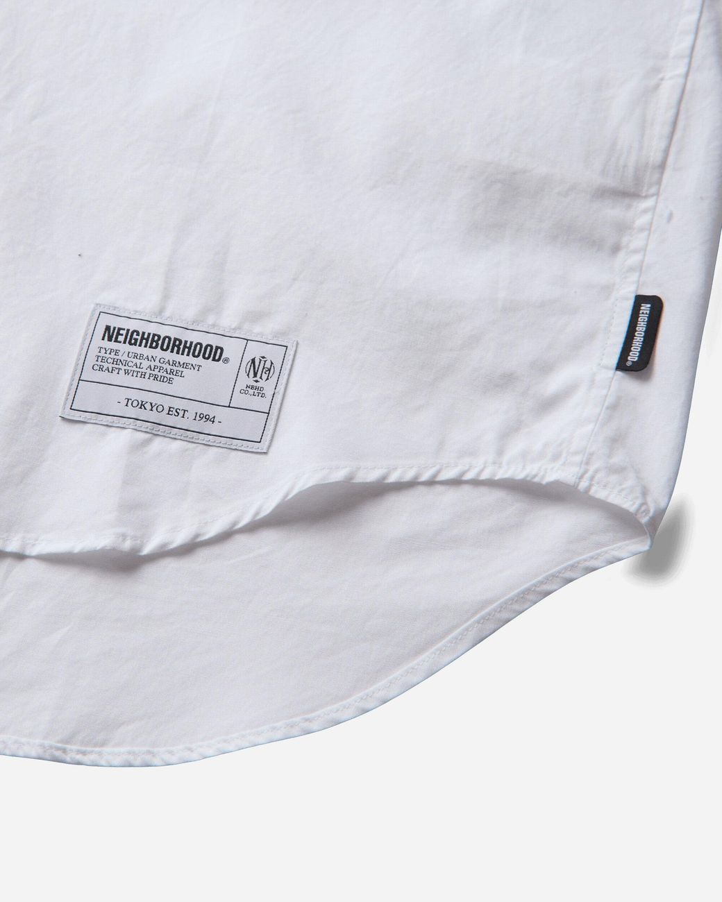 Neighborhood White S Typographic Longsleeve Shirt for men