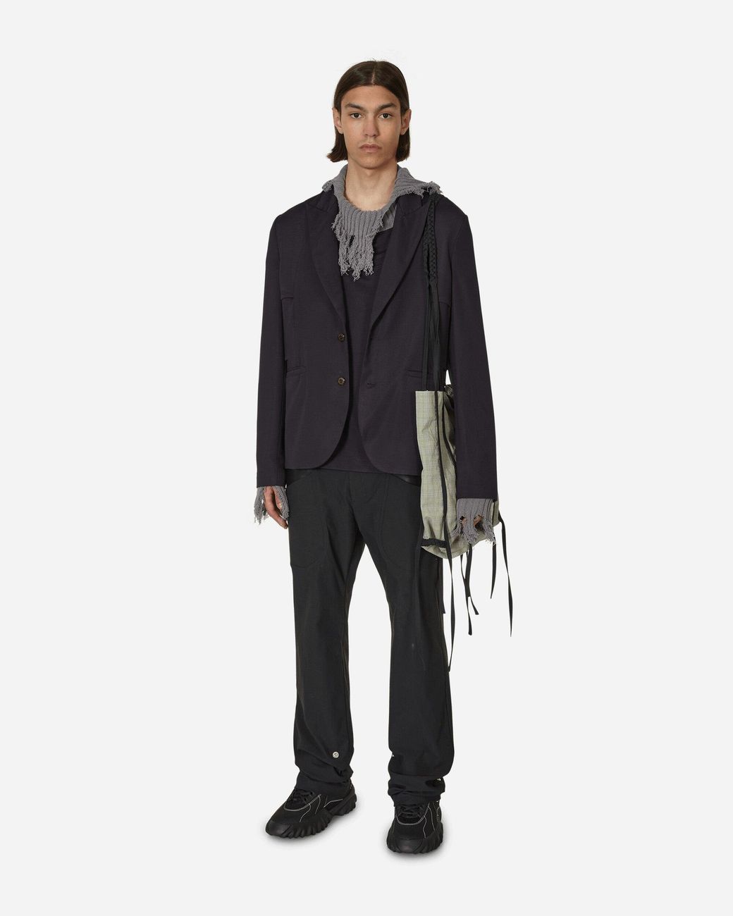 Kiko Kostadinov Blue Ria Ventilation Blazer Dark for men