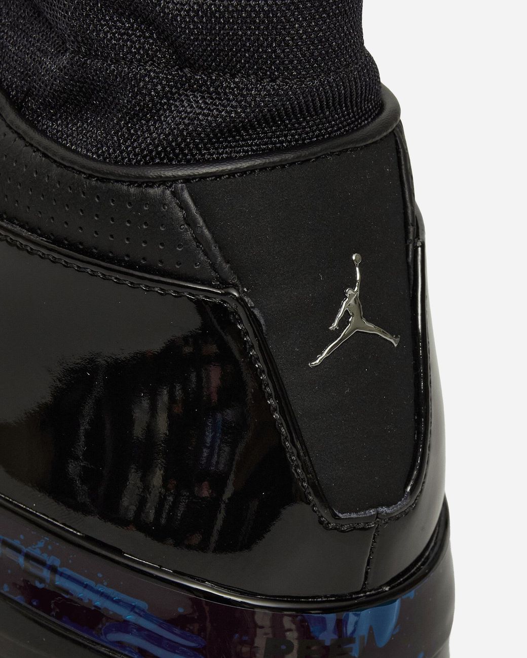 Nike Black Air Jordan 17 Low Sneakers Metallic for men