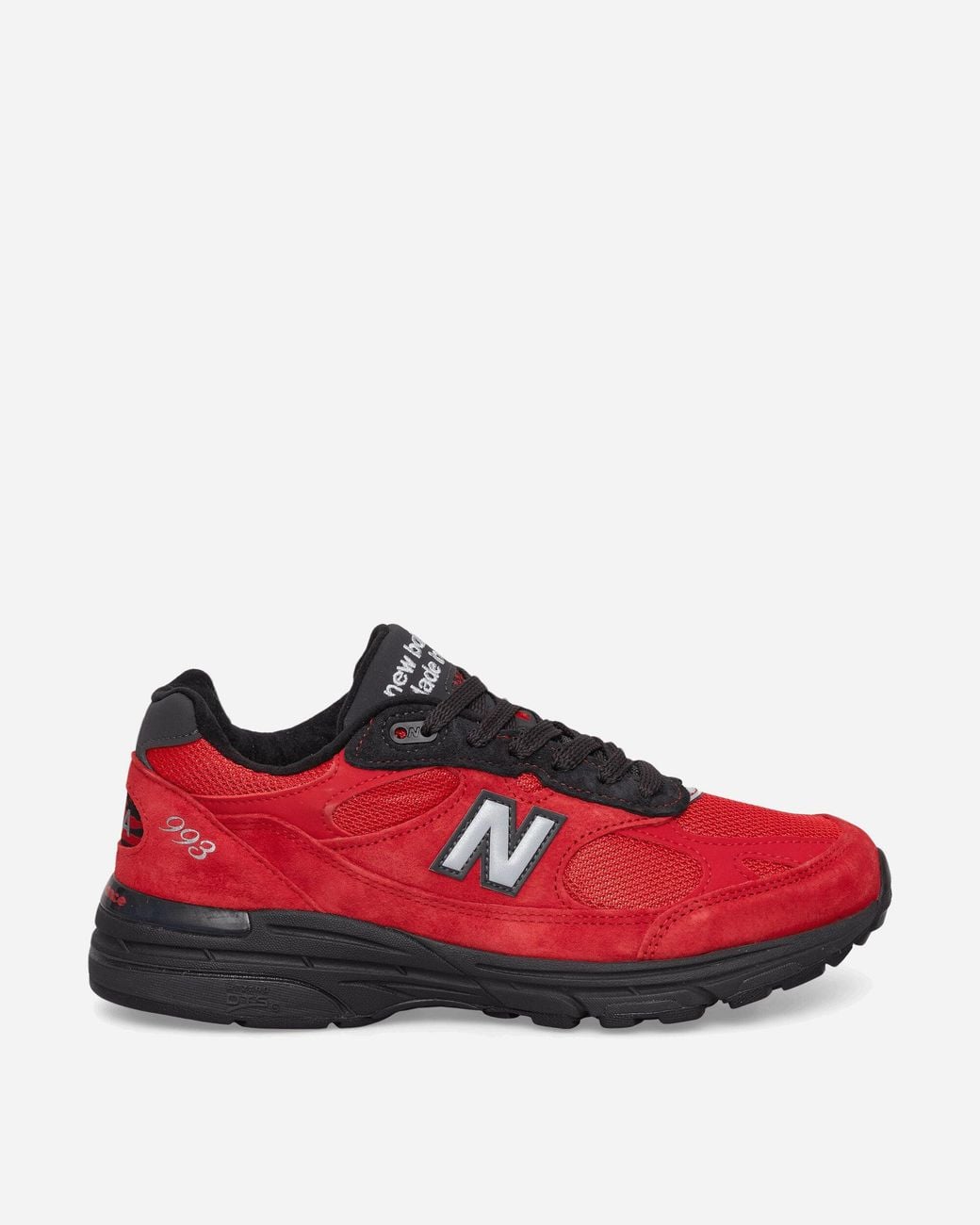 New Balance Red Made In Usa 993 Sneakers Team / True / Black Cement for men