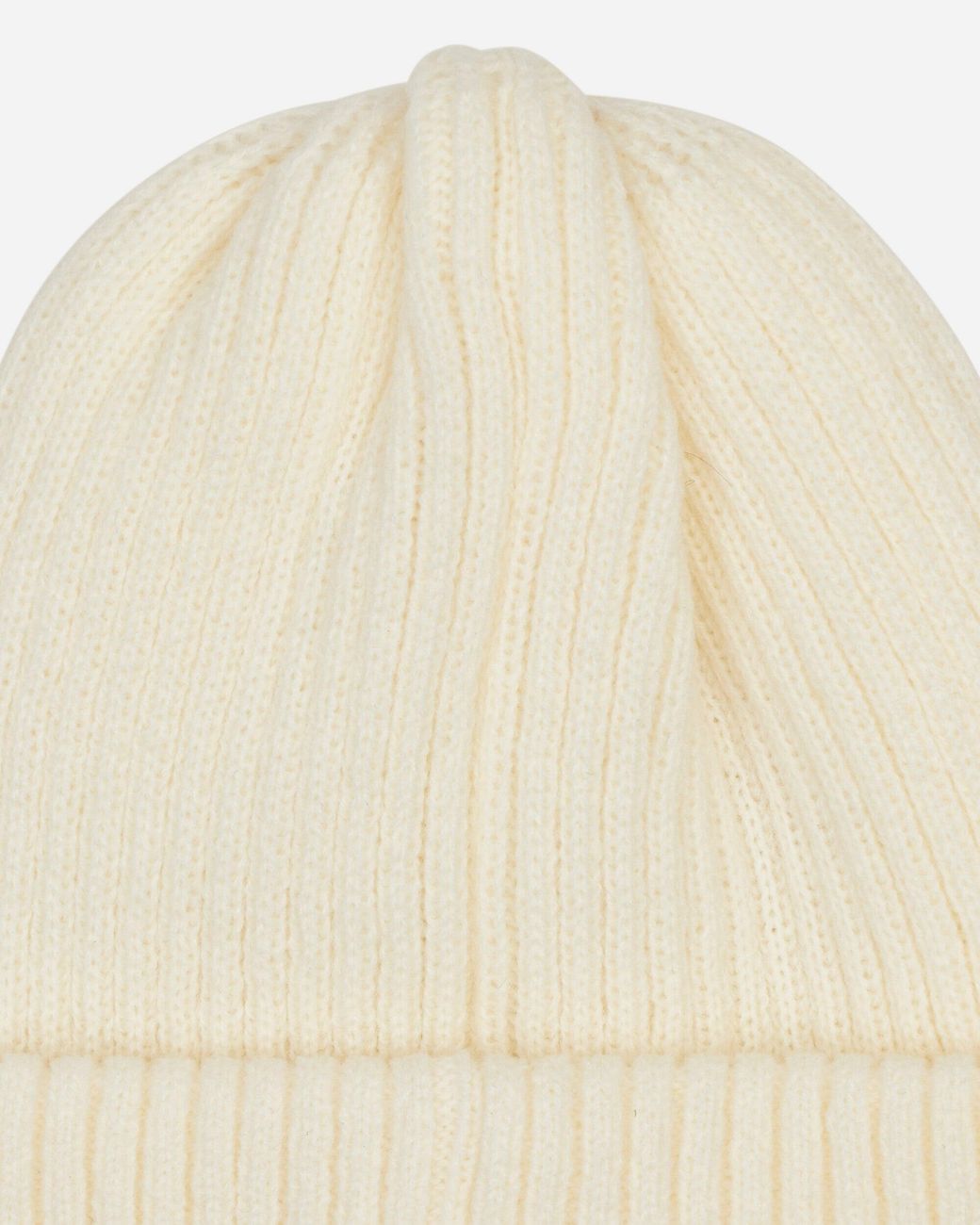 in・stru(men-tal) White Knit Beanie for men