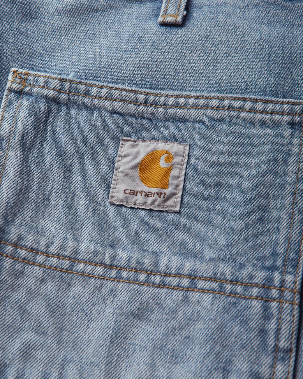 Carhartt Blue S Single Knee Pants (Heavy Worn Bleached) for men