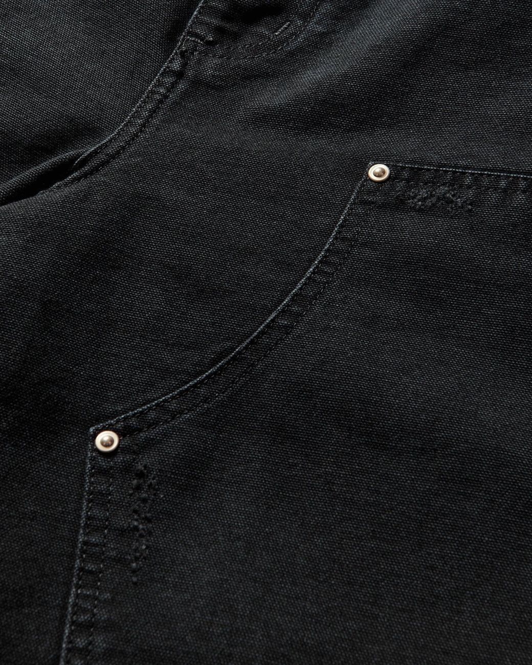 Carhartt Black S Double Knee Pants (Grind Washed) for men
