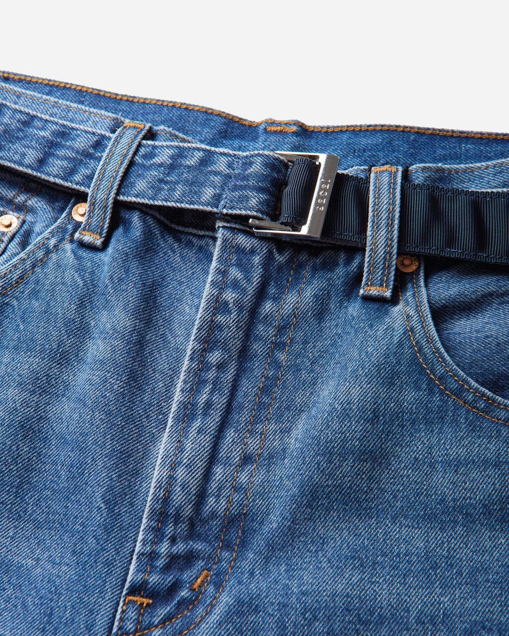 Levi's Blue Sacai Belted Flare Pants Washed for men