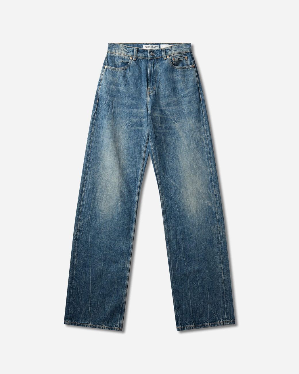 Our Legacy Blue S Wata Cut Jeans River Wash