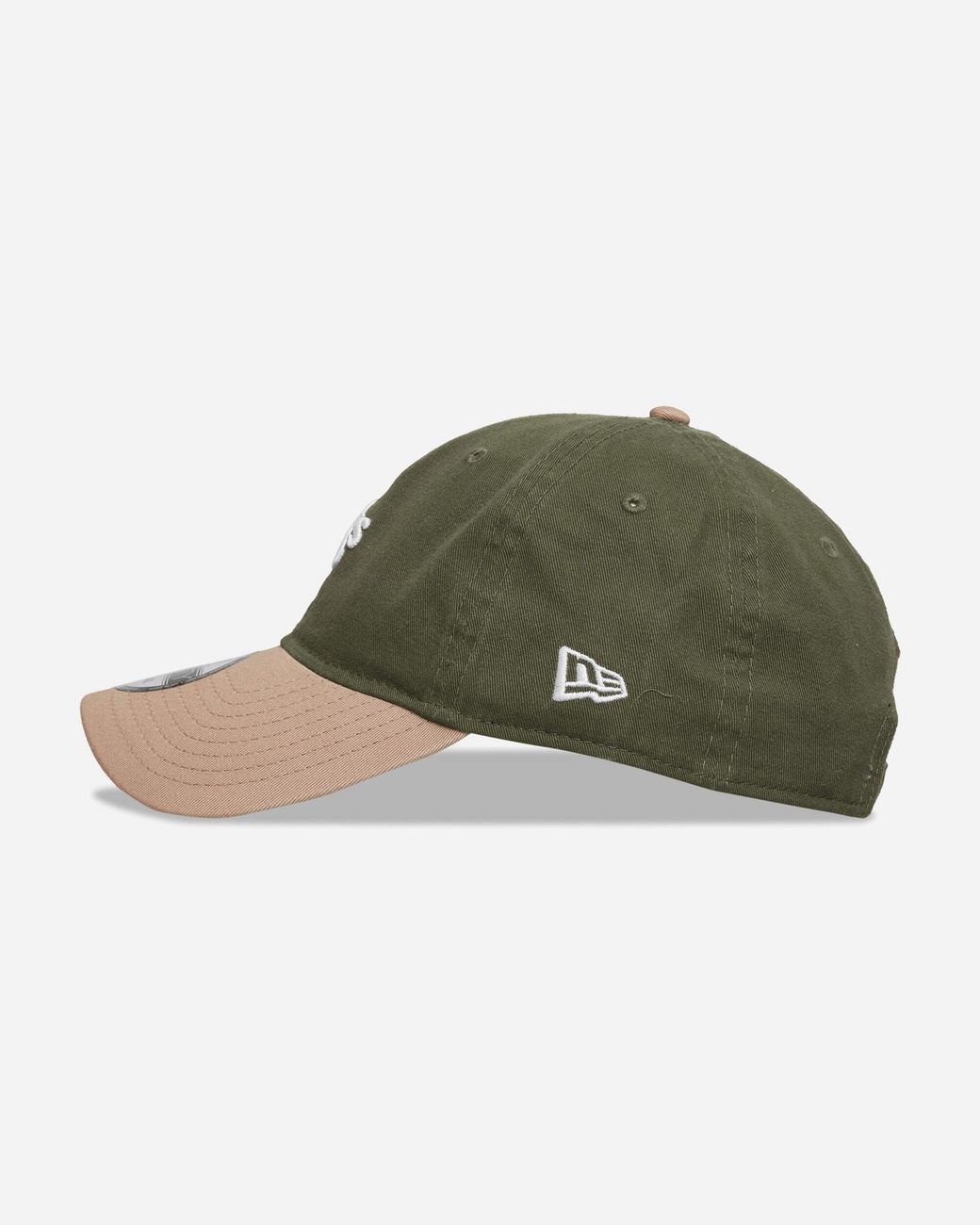 KTZ Green Athletics Mlb Washed Contrast 9twenty Adjustable Cap for men