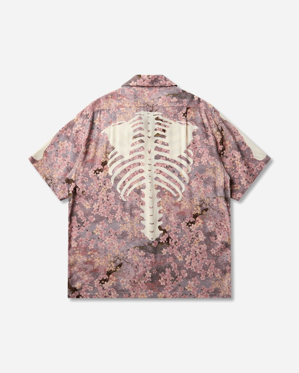 Kapital Pink Men S Rayon Sakura-bone Aloha Shirt Gray for men