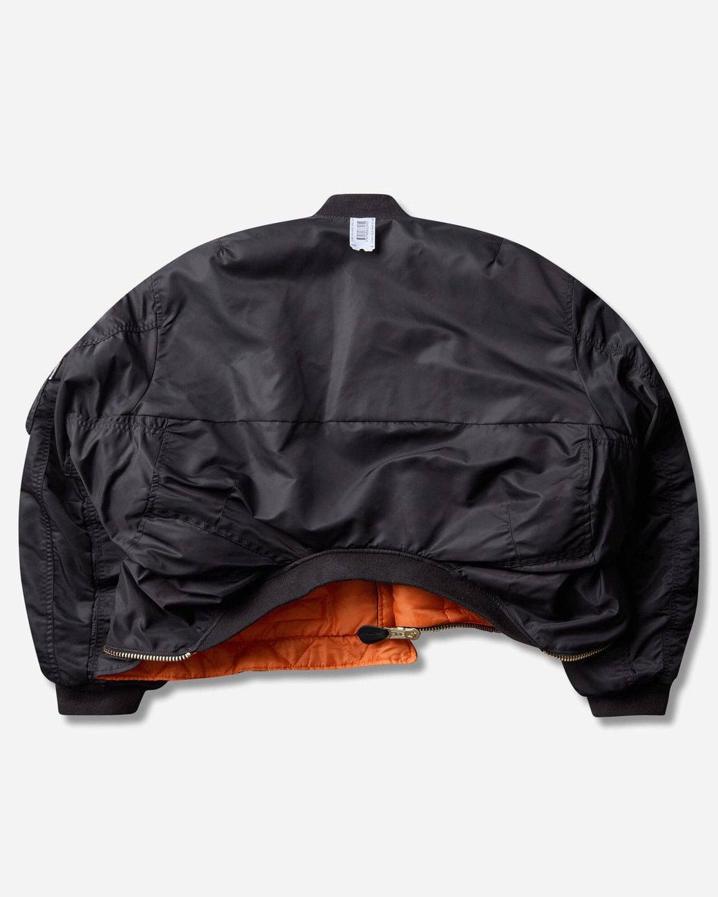 PROTOTYPES Black 2 Way Bomber Jacket for men