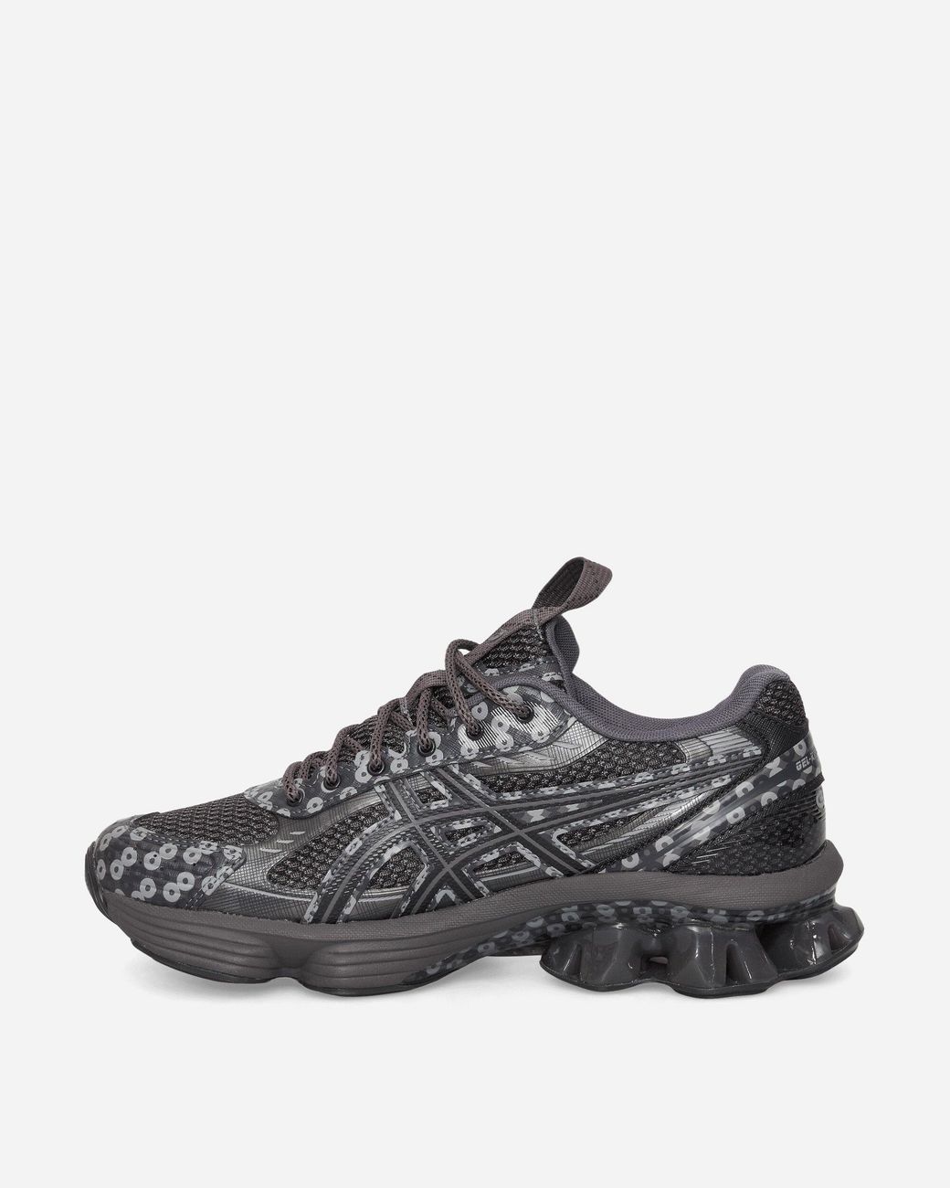 Asics Black Us7-S Gel-Kinetic Fluent Sneakers Obsidian Graphite for men