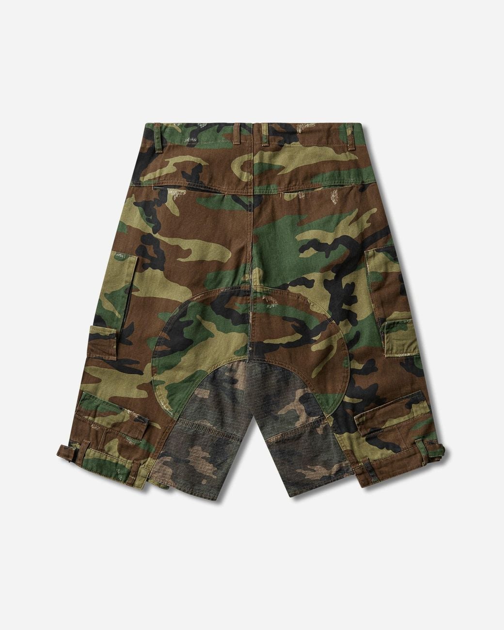 Protocol Index Green S Upside-Down Cargo Shorts Camo for men