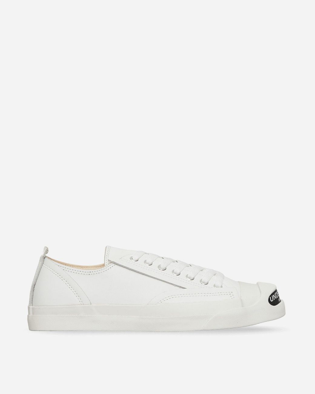 Undercover Natural S Toe Logo Leather Sneakers for men