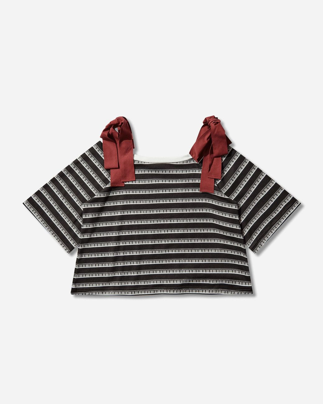 Undercover Black S Bow Top Border