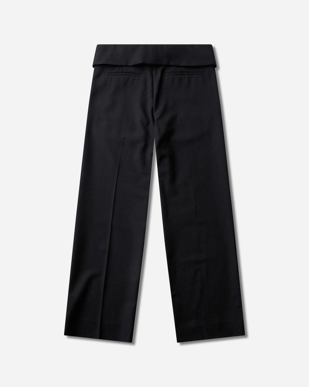 Dries Van Noten Blue S Folded Wool Pants for men