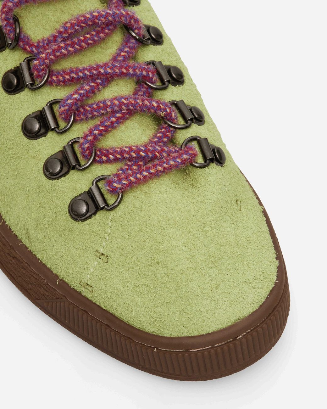 PUMA Green Suede Hike Sneakers Wild Fern / Gum for men
