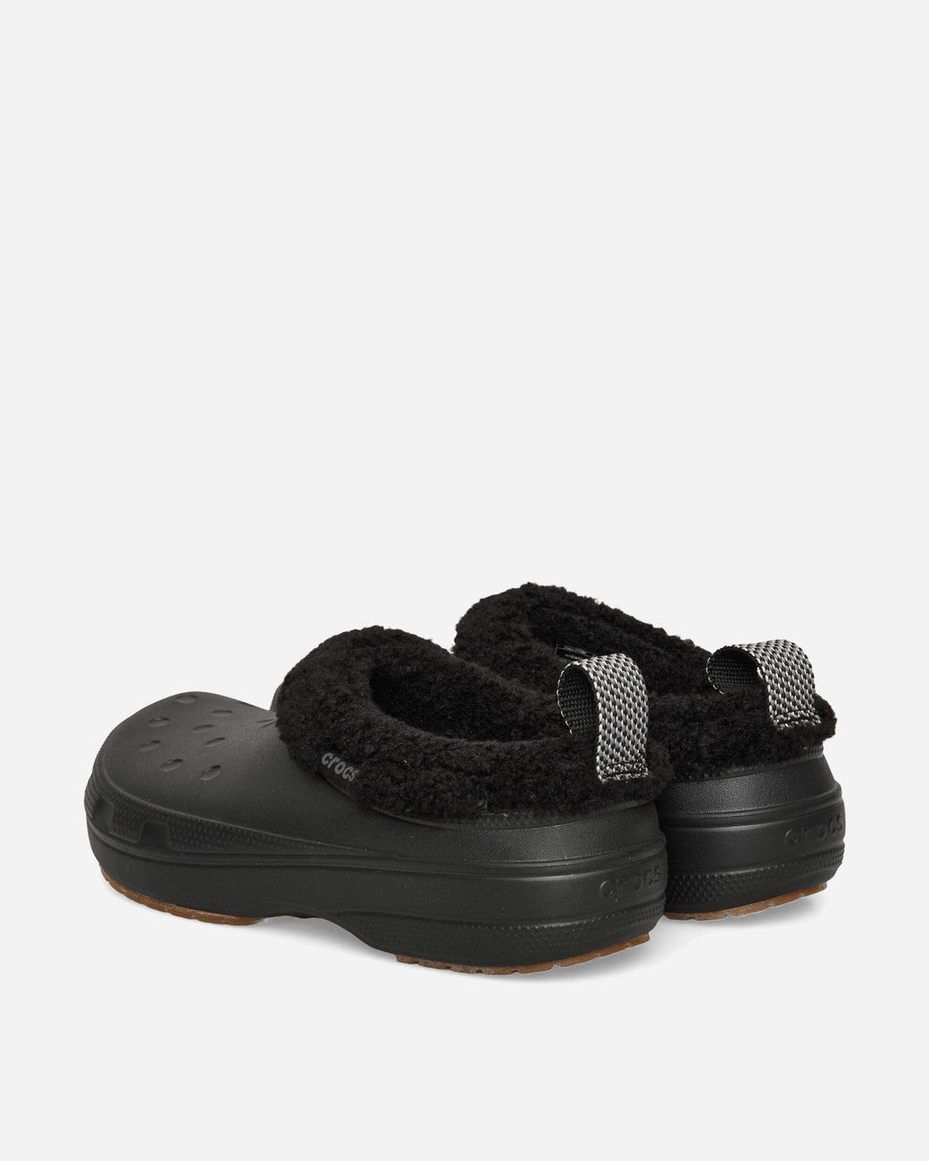 CROCSTM Black Classic Lined Shorty Clogs for men