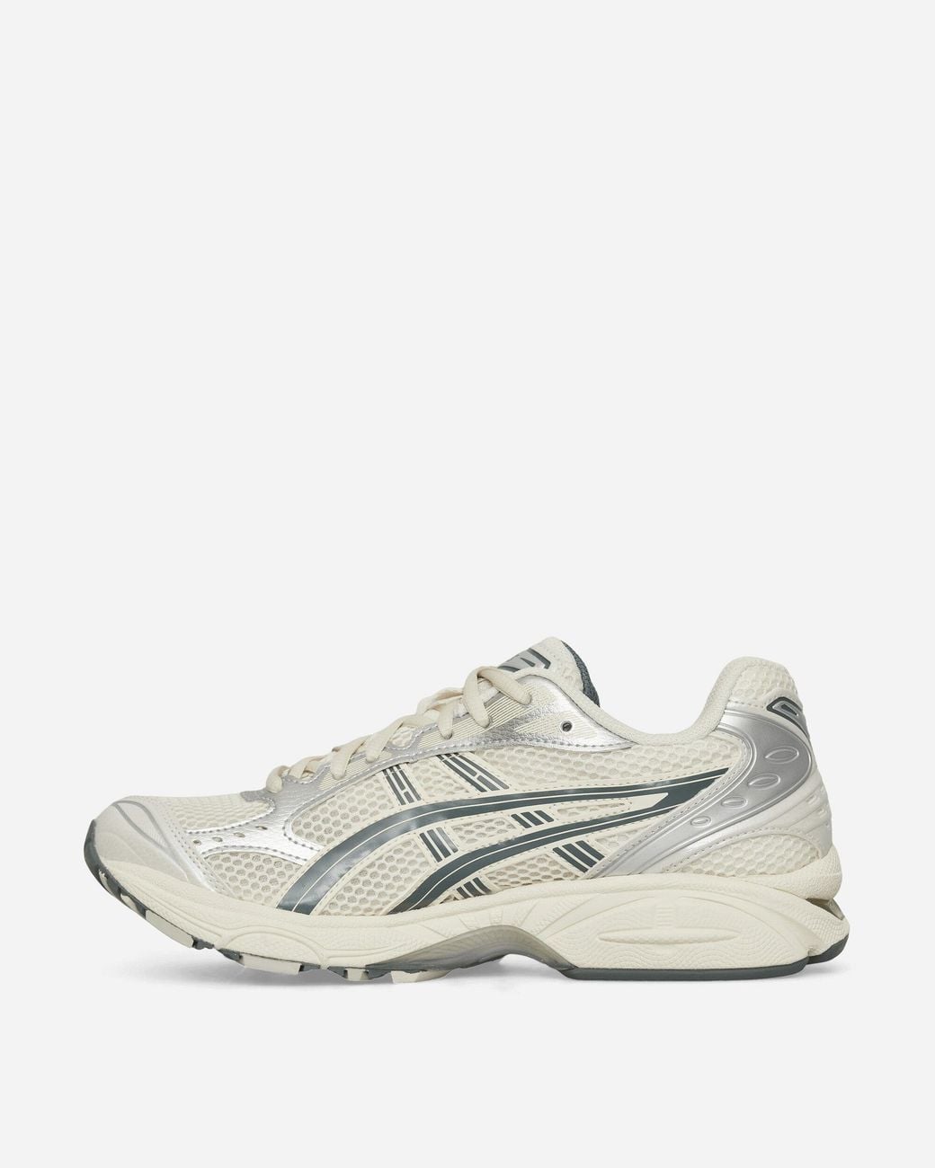 Asics White Gel-Kayano 14 Sneakers Birch Dark Pewter for men