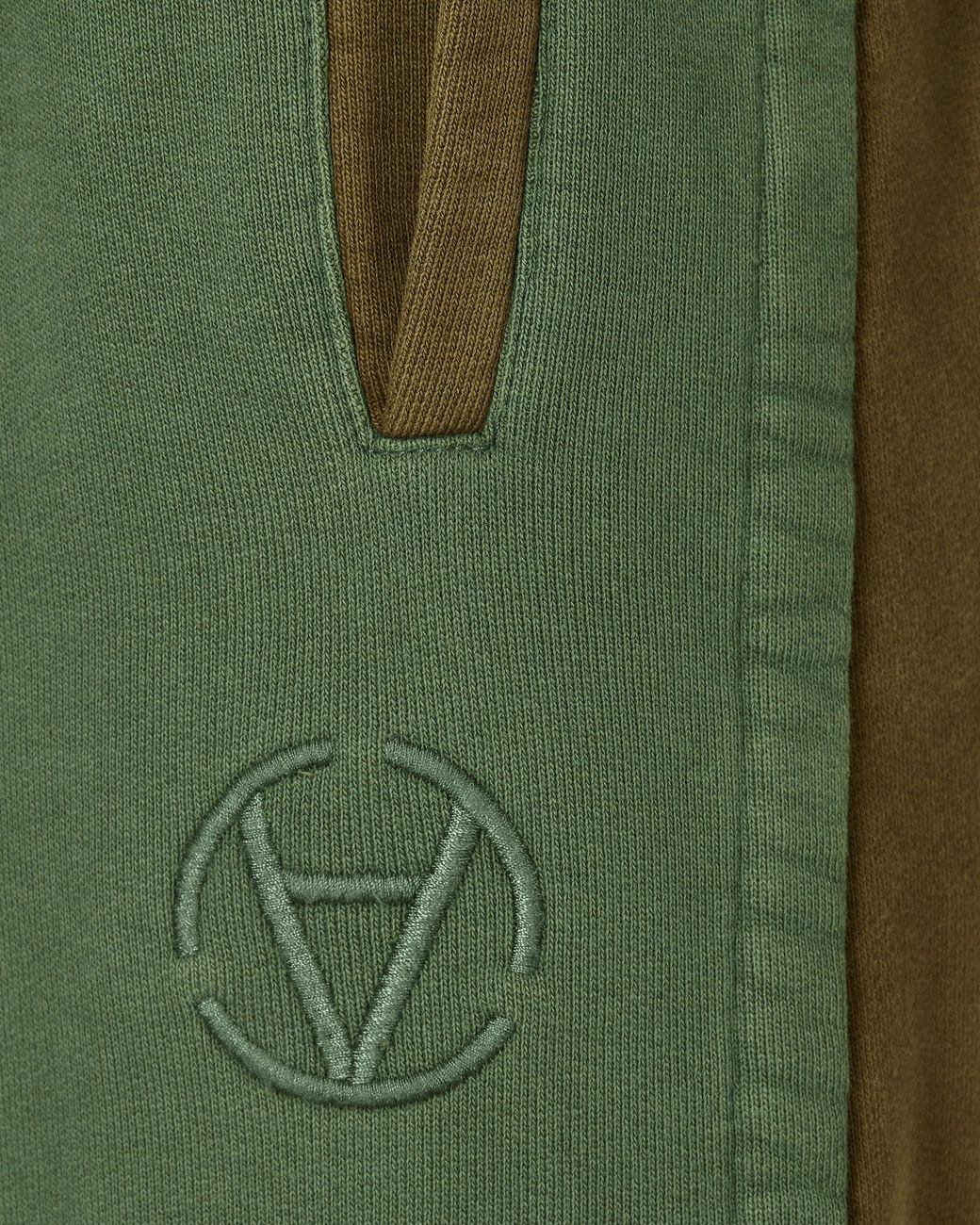 SLAM JAM Green Panel Sweatpants for men