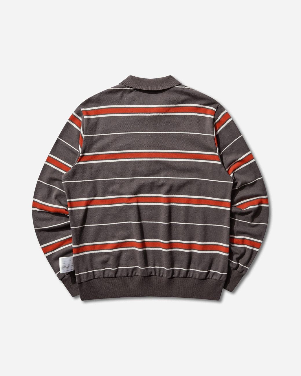 Undercover Gray S Striped Polo Shirt Border for men