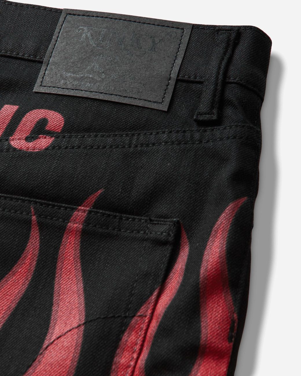 Hysteric Glamour Black S Fire Hysteric Micro Mini Skirt for men