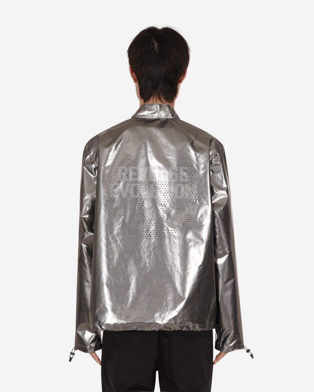 SLAM JAM Gray Devo Reverse Evolution Track Top for men