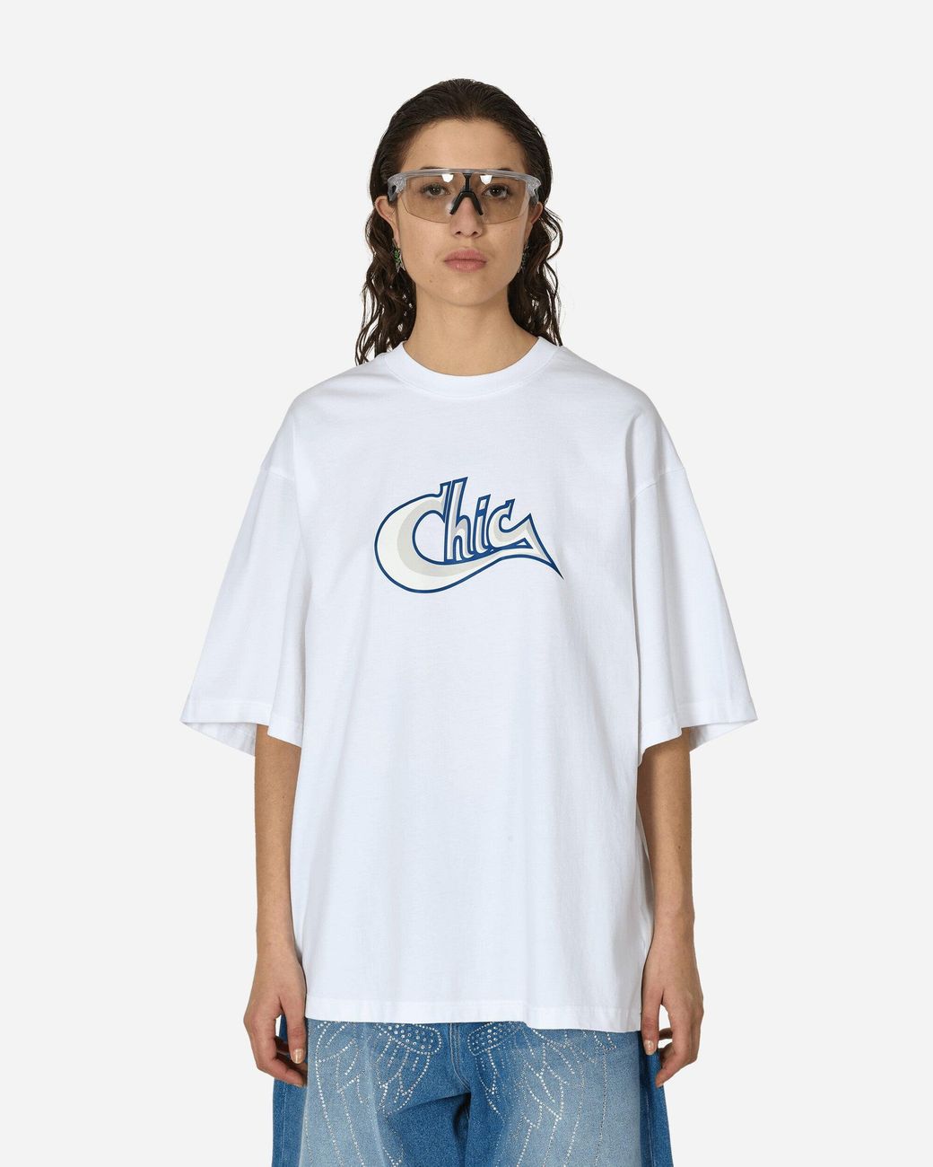 Abra White Chic Oversized T-Shirt