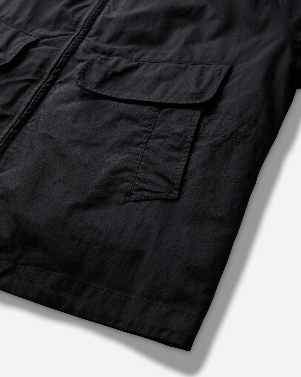 C P Company Black Men S Twill Mixed Explorer Jacket for men
