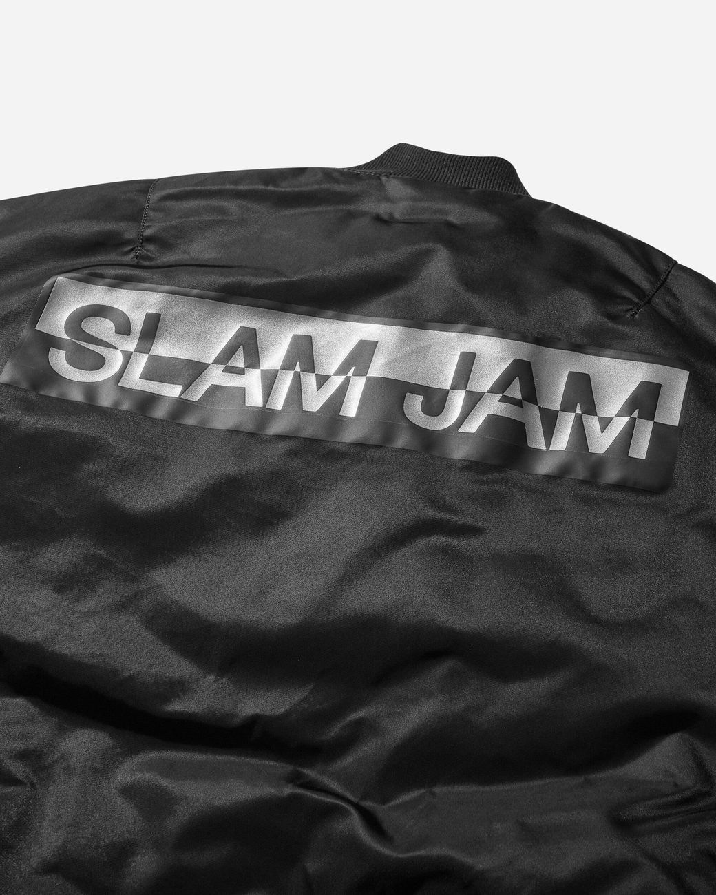 Alpha Industries Slam Jam Ma-1 Bomber Jacket in Black for Alpha Industries Slam Jam Ma-1 Bomber Jacket in Black for