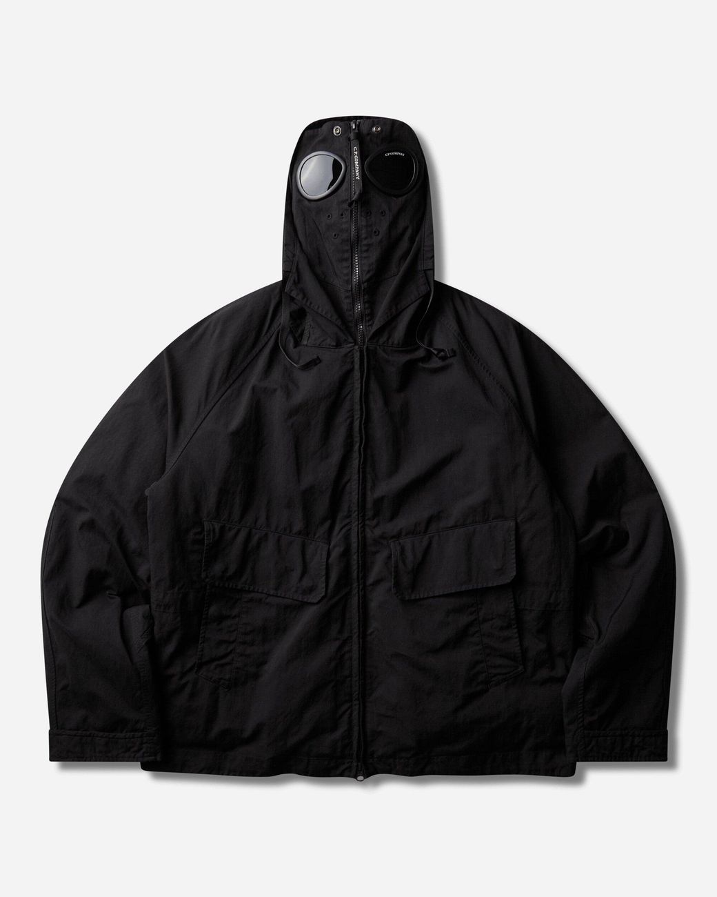 C P Company Black Men S Twill Mixed Explorer Jacket for men