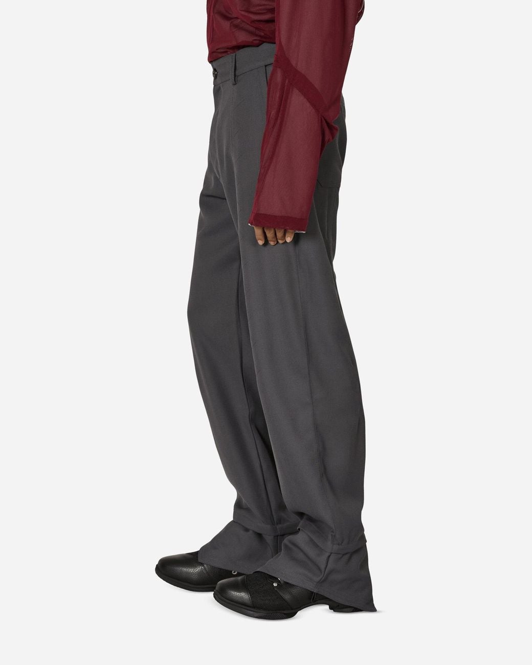 Kiko Kostadinov Gray Jacklight Trousers Iron for men