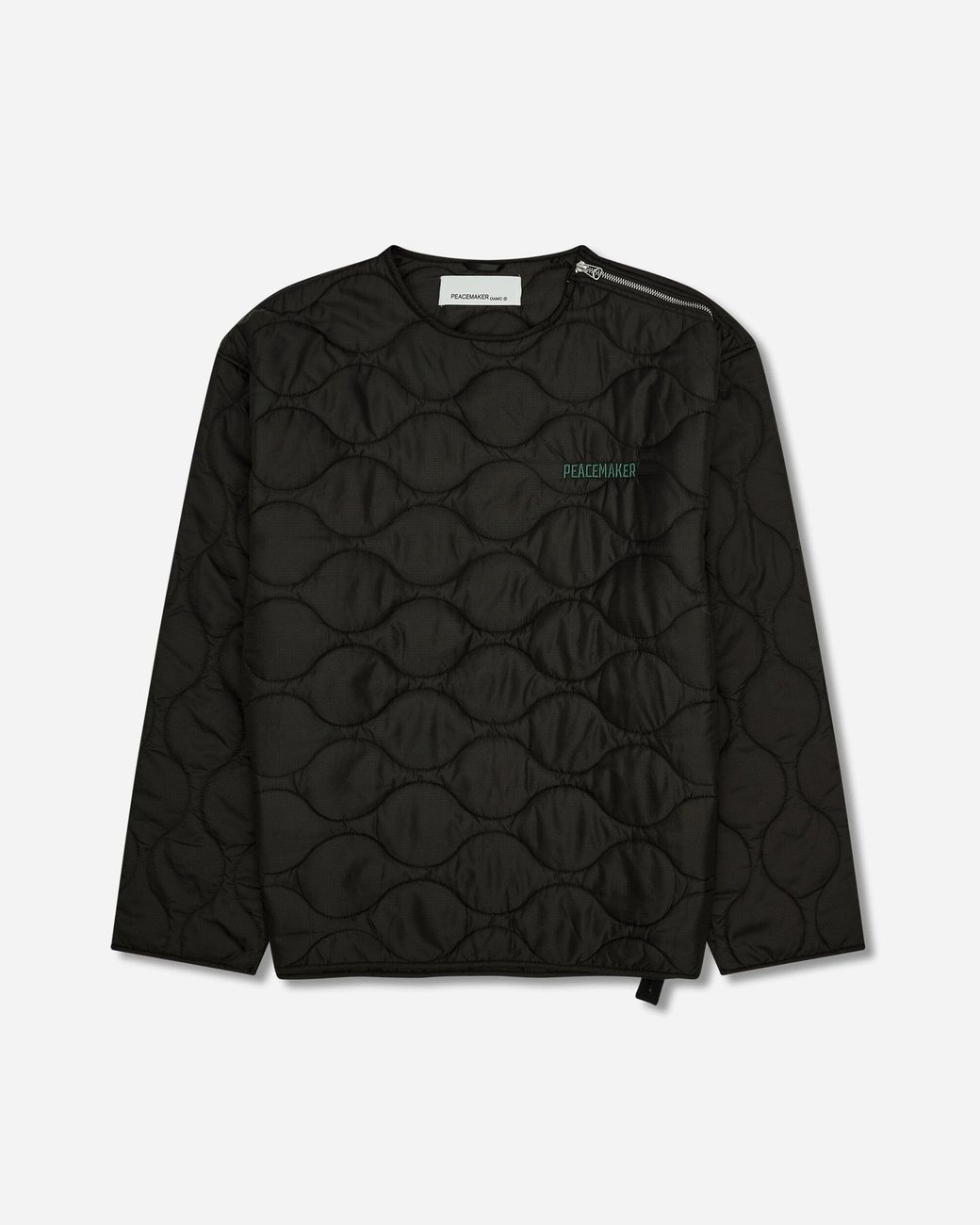 Oamc Peacemaker Black Men S Shoulder Zip Liner for men
