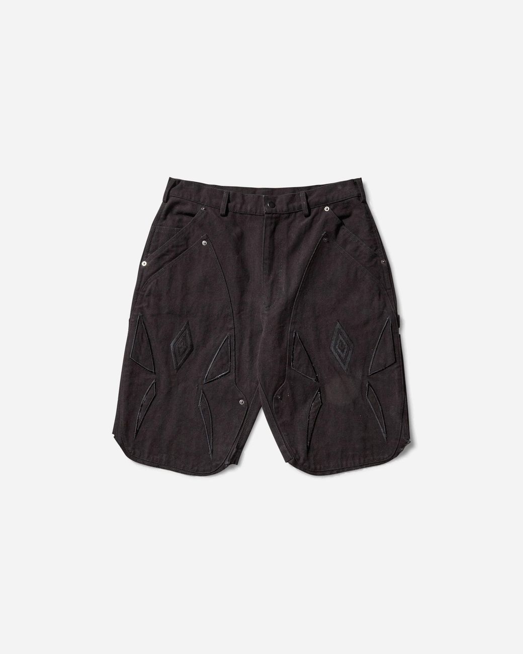 Umbro White Shinguard Canvas Shorts for men