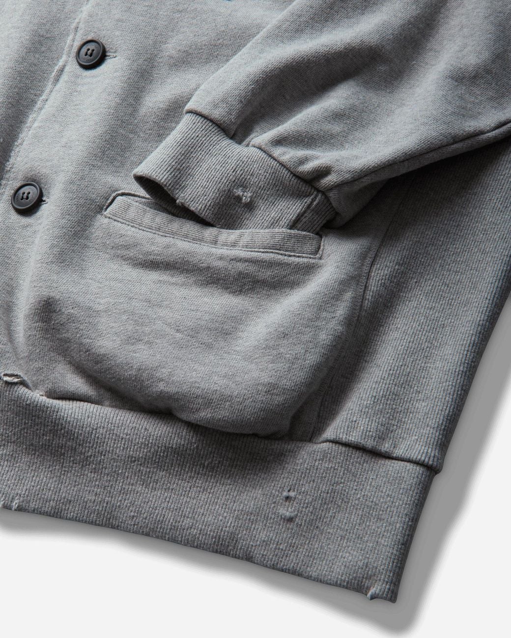 Protocol Index Gray S Sweatshirt Cardigan Melange for men