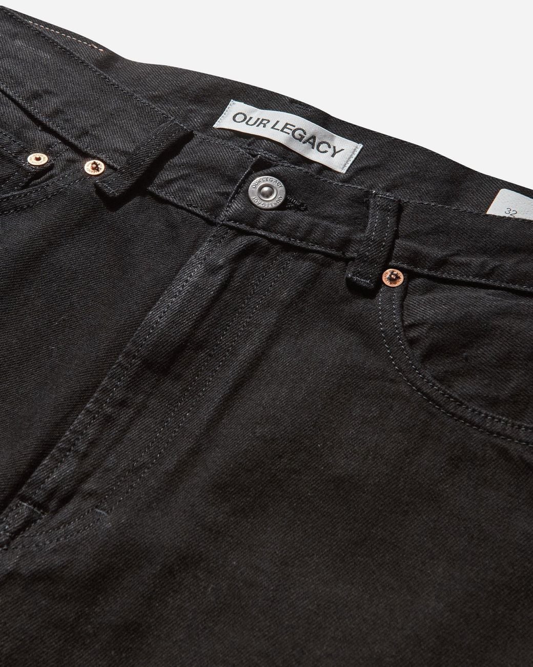 Our Legacy Black S Third Cut Jeans Selvedge for men