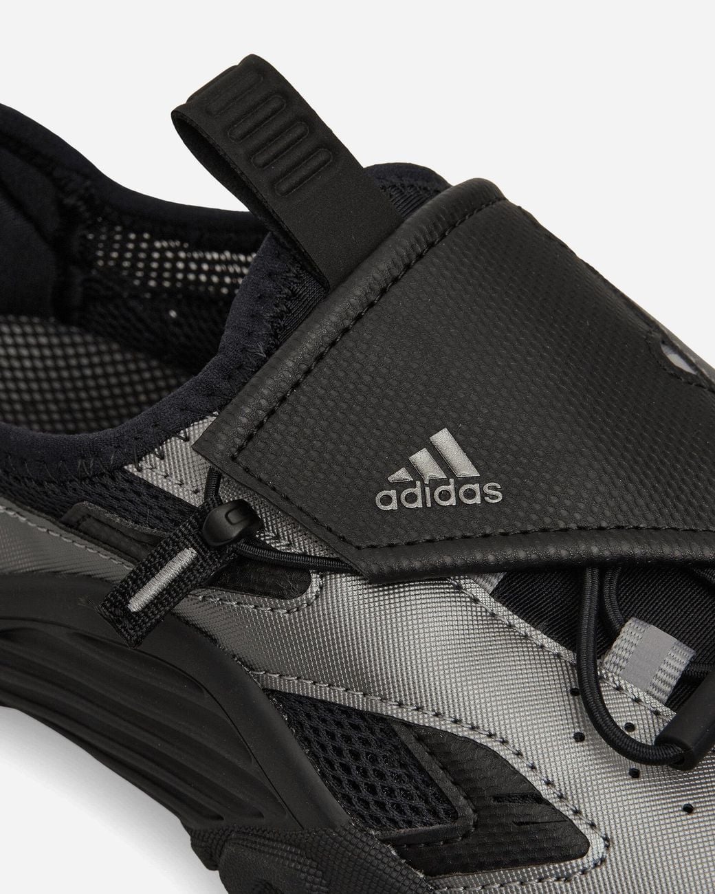 Adidas Black Pharrell Williams Virginia Water Moc Shoes Core / Iron Metallic / Silver Metallic for men