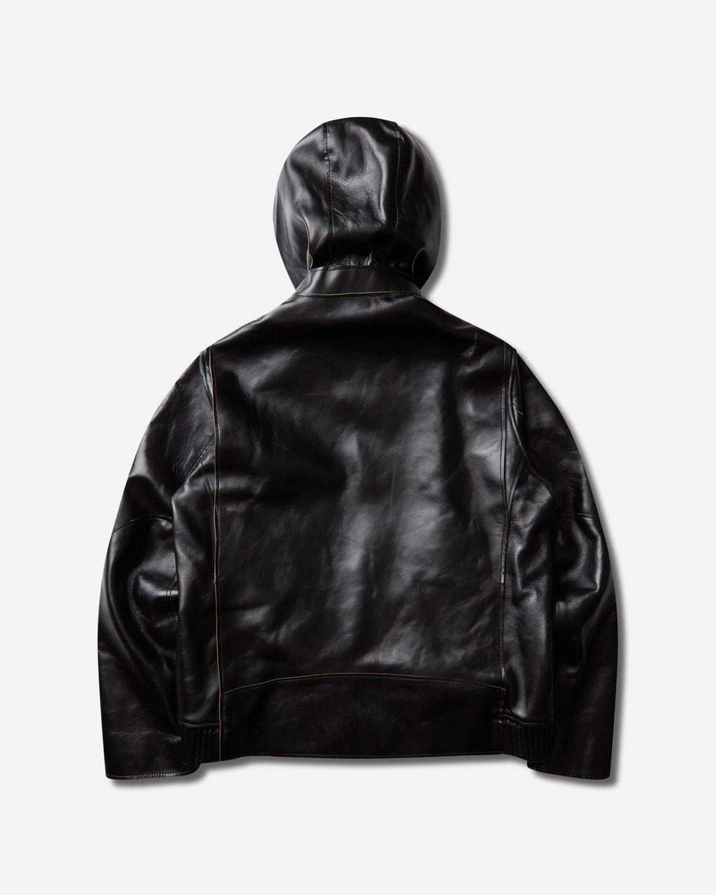 Sacai Black S Leather Blouson for men