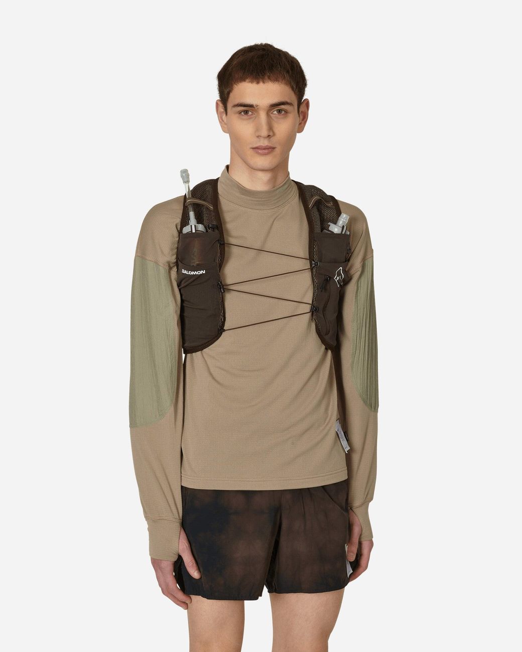 Salomon Pas Normal Studios Active Skin 8 Vest Brown in